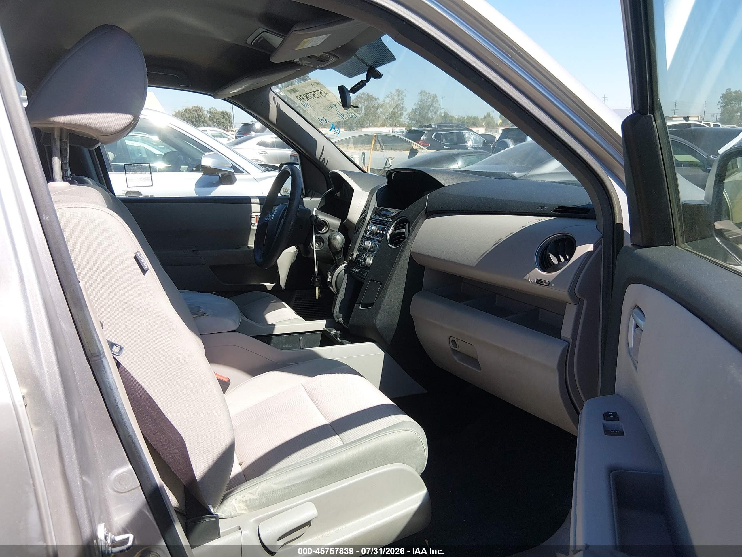 2013 Honda Pilot Ex Silver vin: 5FNYF4H41DB025173