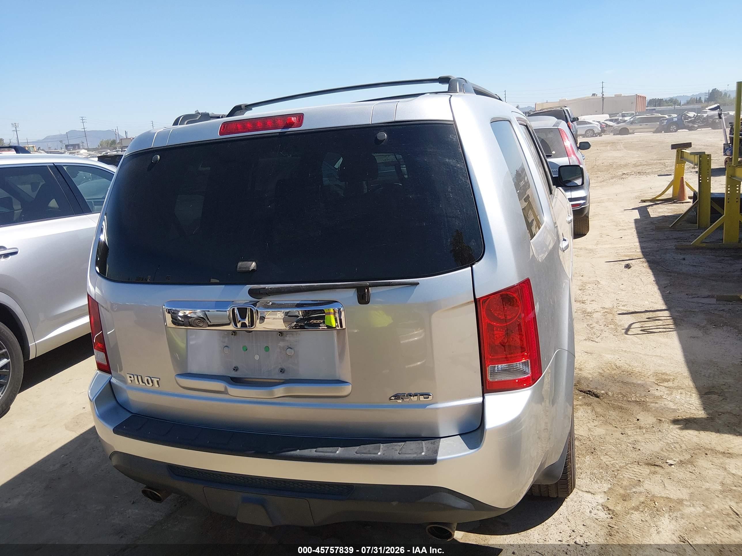 2013 Honda Pilot Ex Silver vin: 5FNYF4H41DB025173
