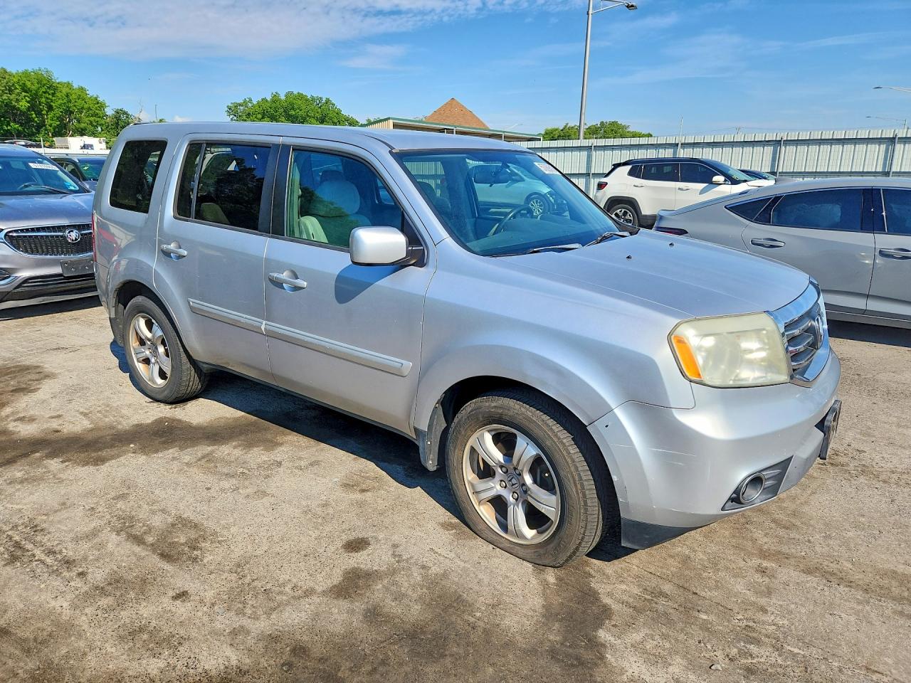 2013 Honda Pilot Ex Silver vin: 5FNYF4H41DB041910