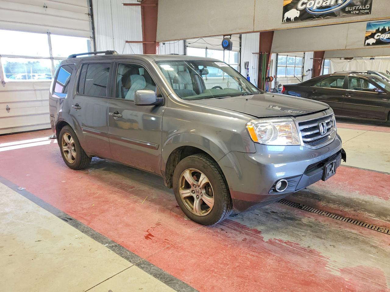 2013 Honda Pilot Ex Gray vin: 5FNYF4H41DB046525