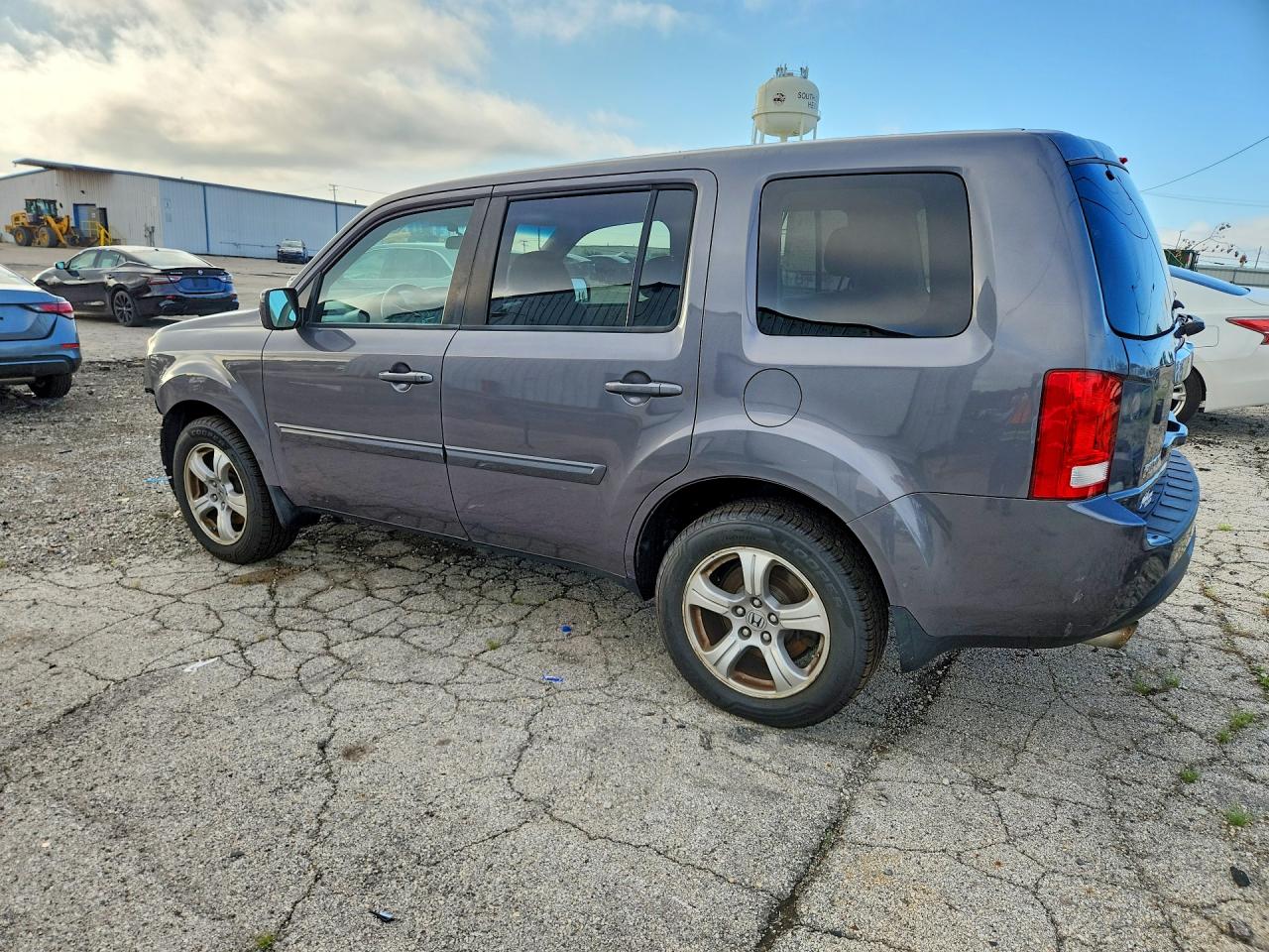 2014 Honda Pilot Ex Gray vin: 5FNYF4H41EB005684