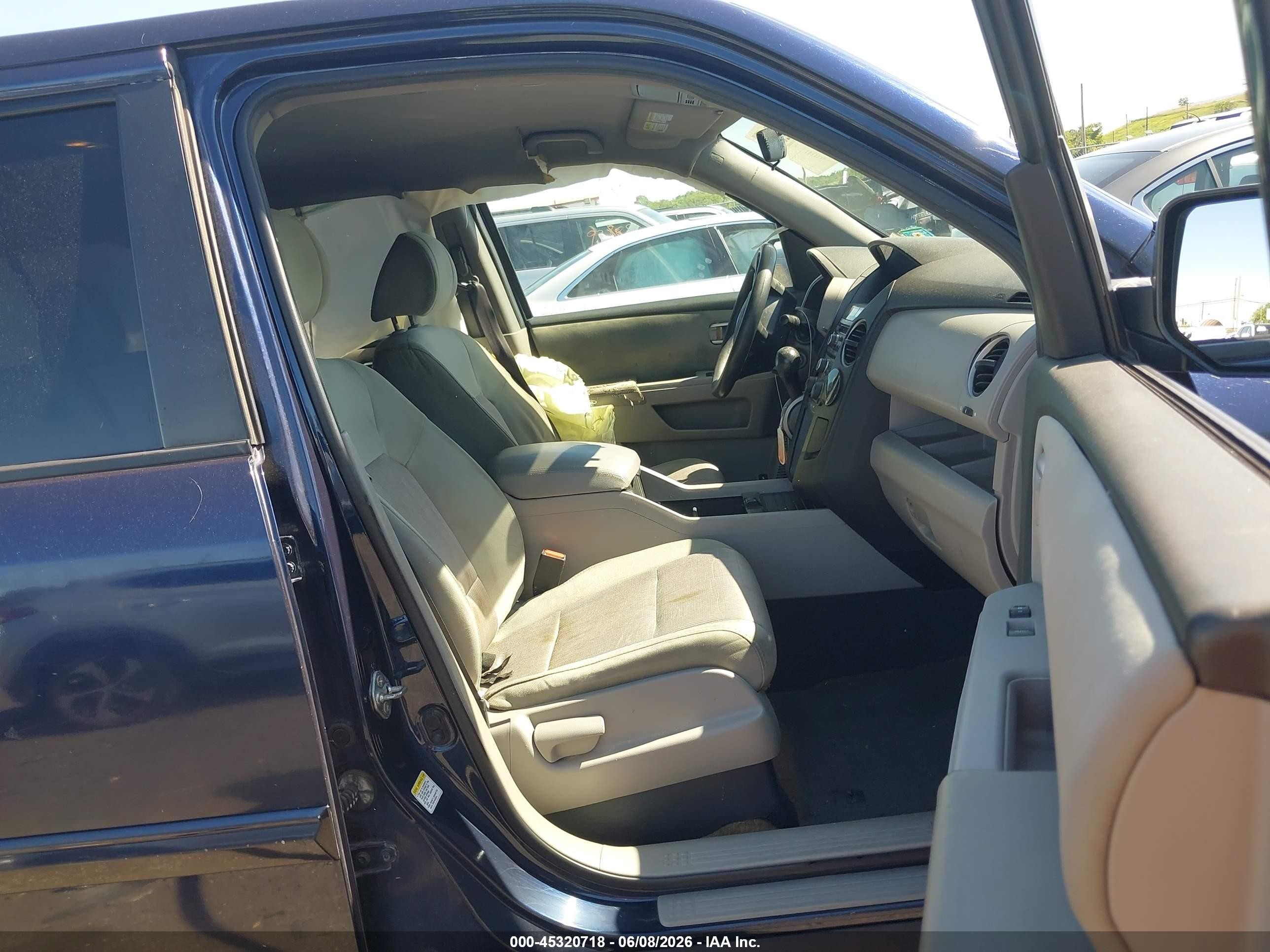 2014 Honda Pilot Ex Синий vin: 5FNYF4H41EB011274