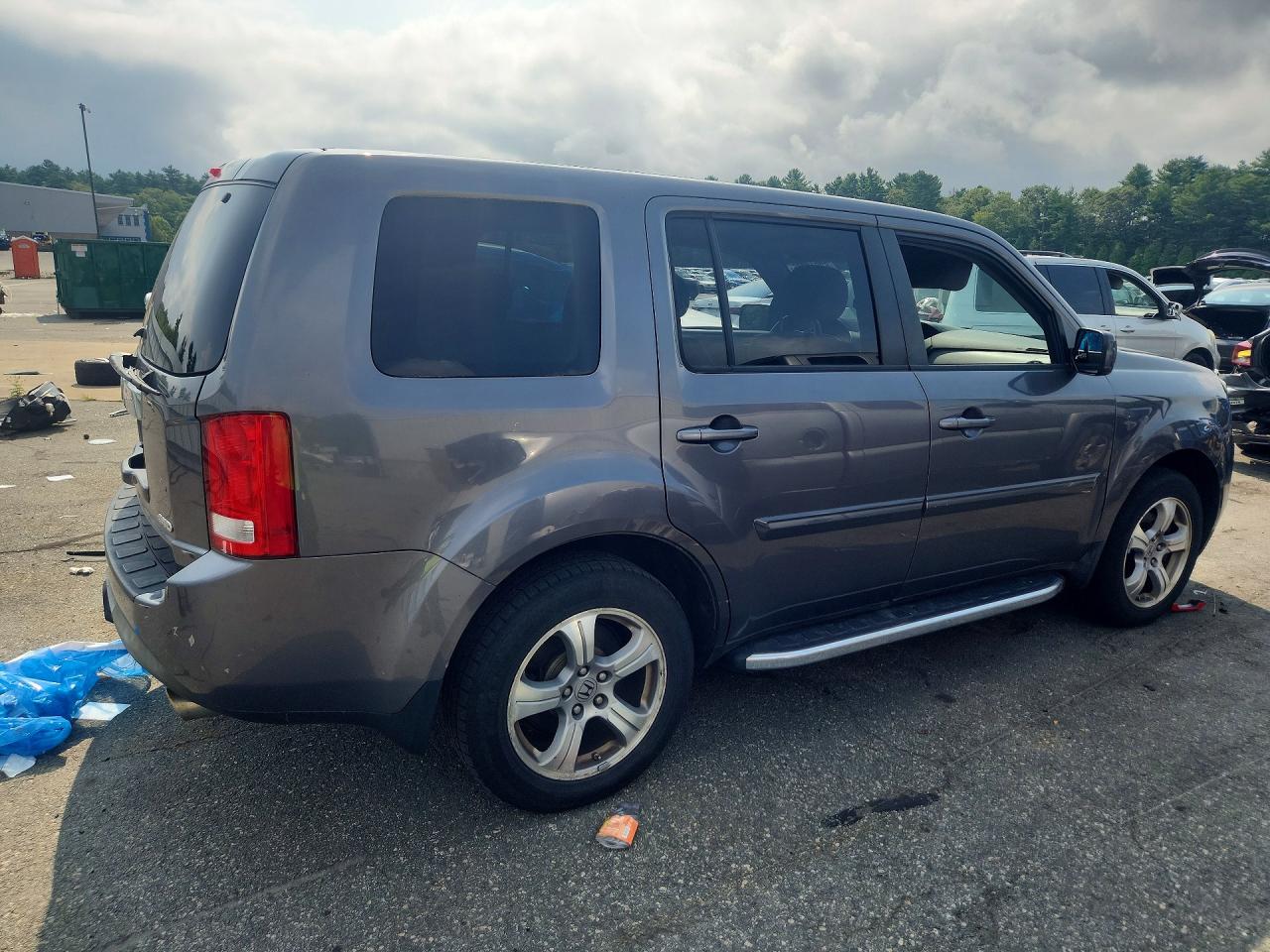 2014 Honda Pilot Ex Серый vin: 5FNYF4H41EB014515
