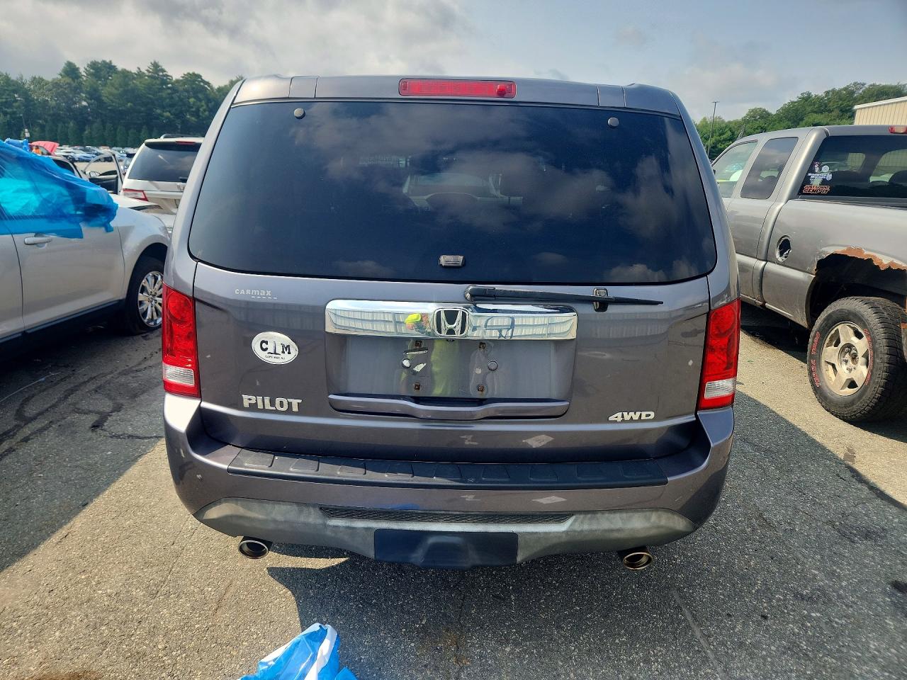 2014 Honda Pilot Ex Серый vin: 5FNYF4H41EB014515