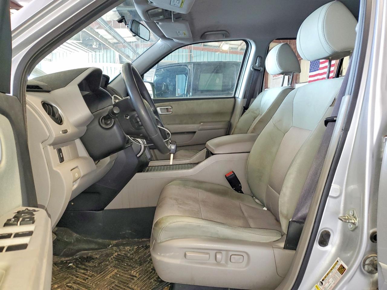 2014 Honda Pilot Ex Silver vin: 5FNYF4H41EB050169