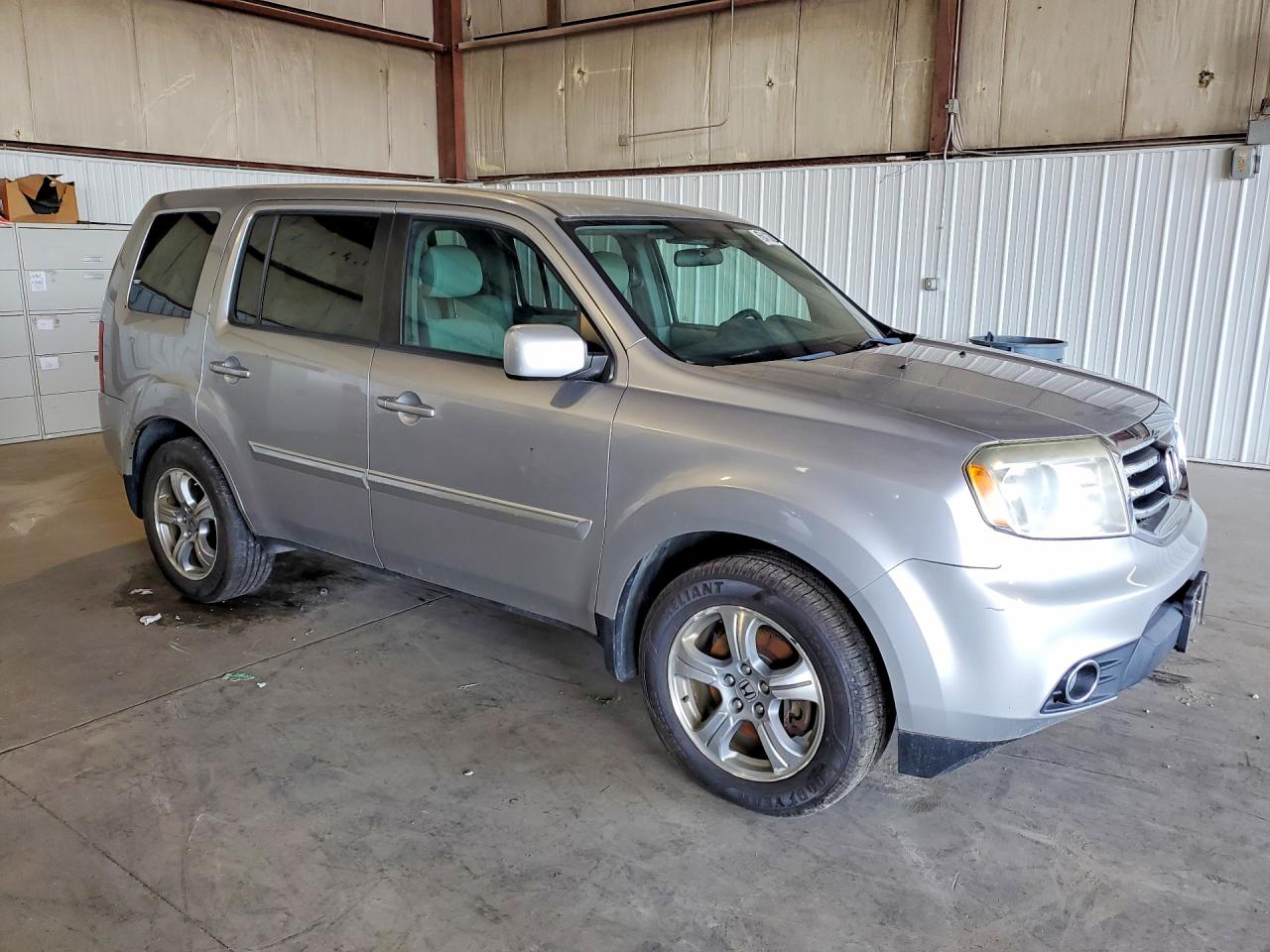 2014 Honda Pilot Ex Silver vin: 5FNYF4H41EB050169