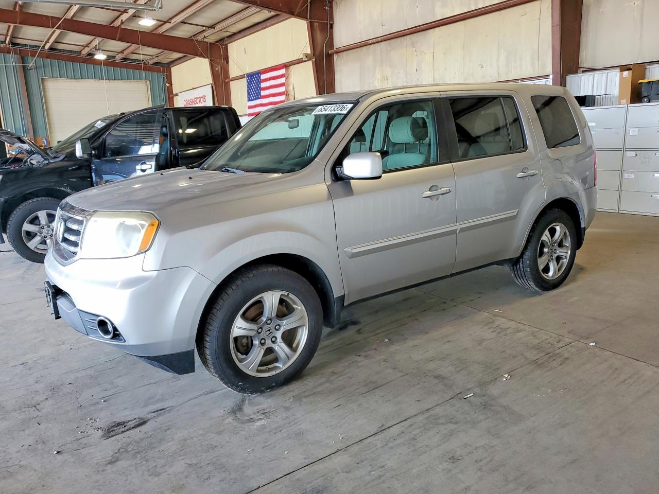 2014 Honda Pilot Ex Серебряный vin: 5FNYF4H41EB050169