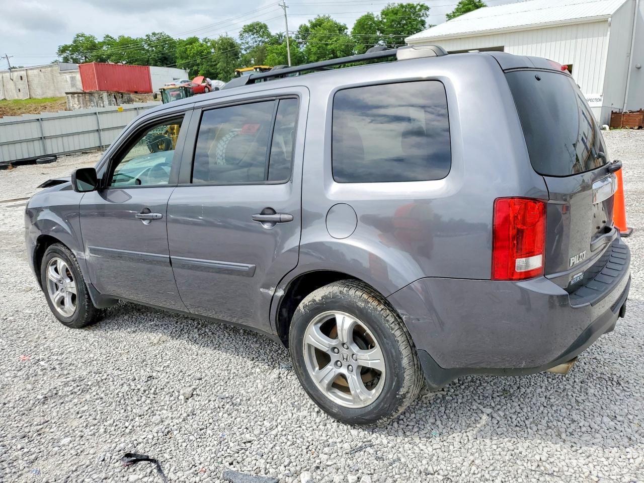 2015 Honda Pilot Ex Gray vin: 5FNYF4H41FB002253