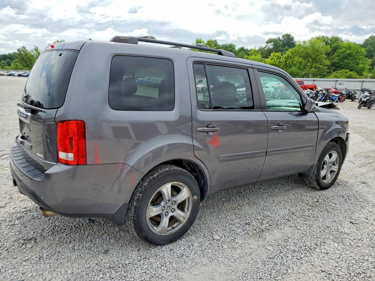 2015 Honda Pilot Ex Gray vin: 5FNYF4H41FB002253