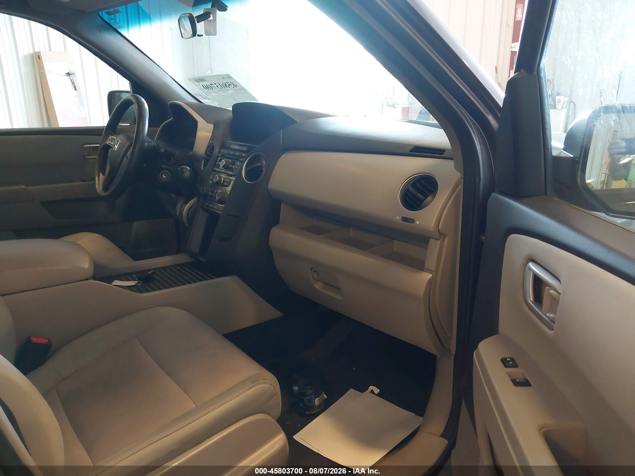 2015 Honda Pilot Ex Gray vin: 5FNYF4H41FB054661