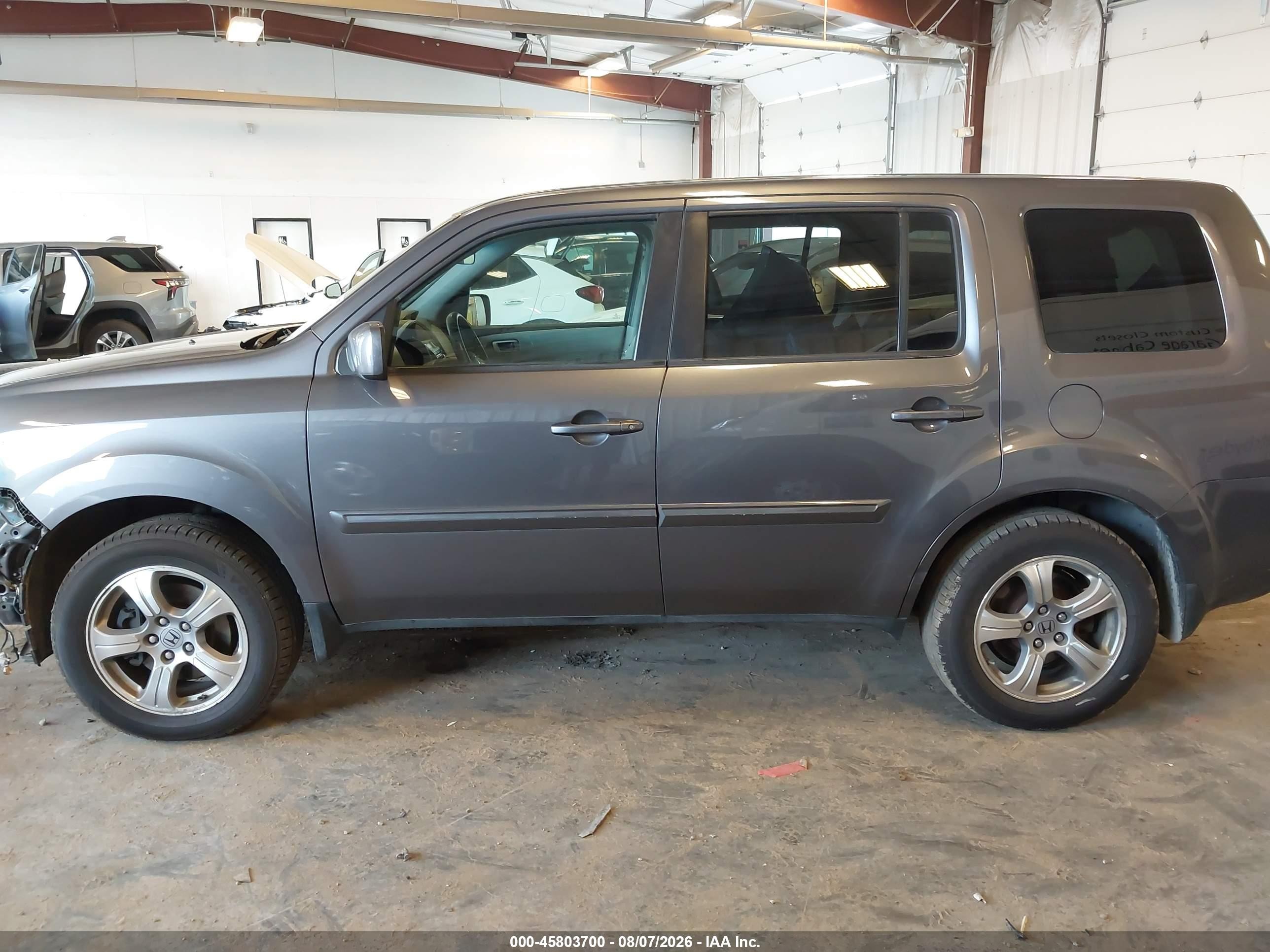 2015 Honda Pilot Ex Gray vin: 5FNYF4H41FB054661