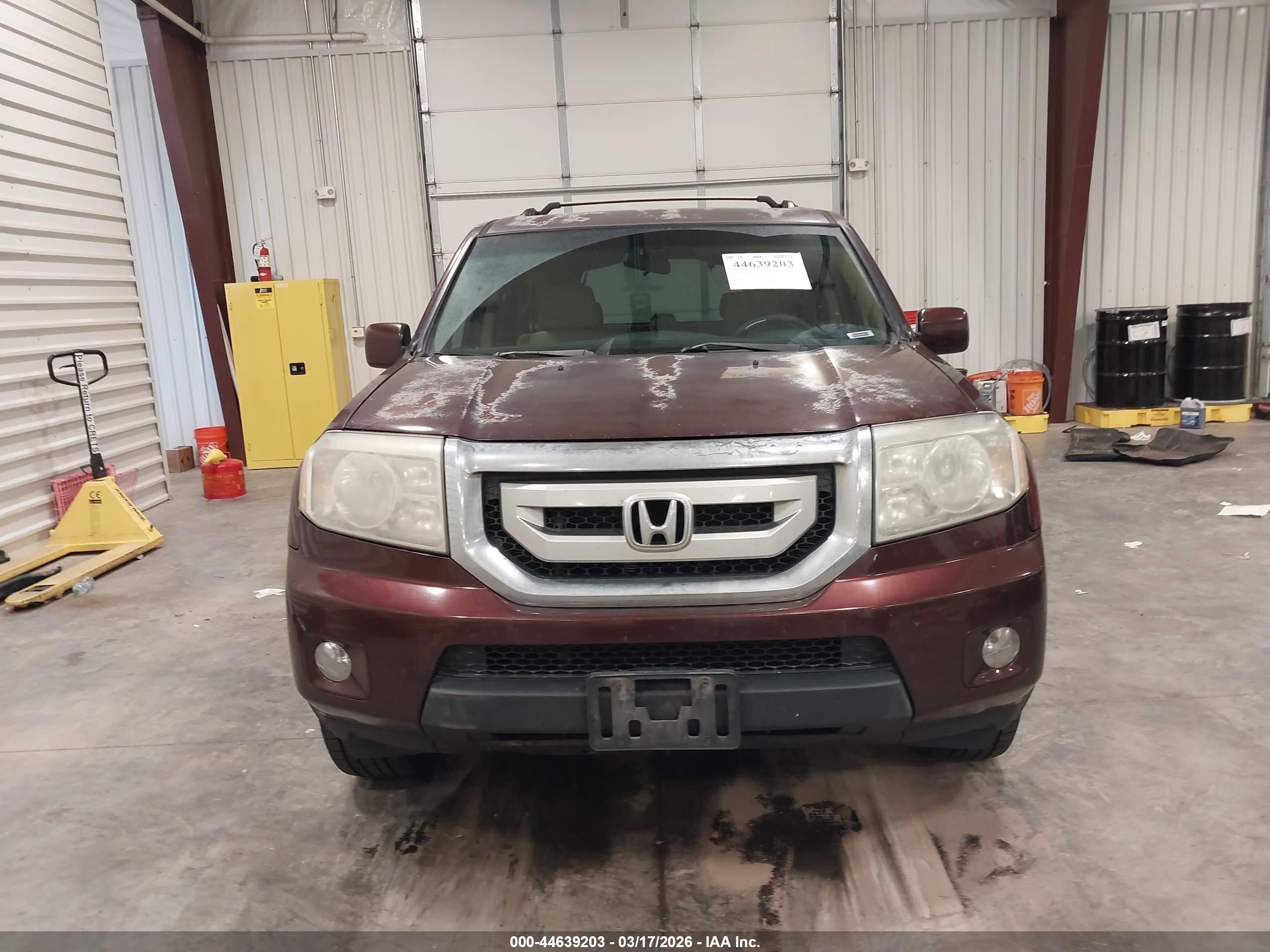 2011 Honda Pilot Ex Maroon vin: 5FNYF4H42BB064853