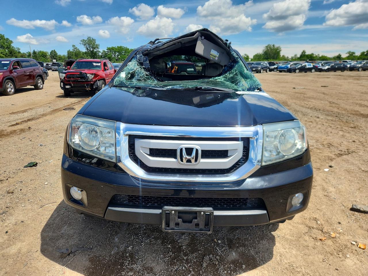 2011 Honda Pilot Ex Black vin: 5FNYF4H42BB065582