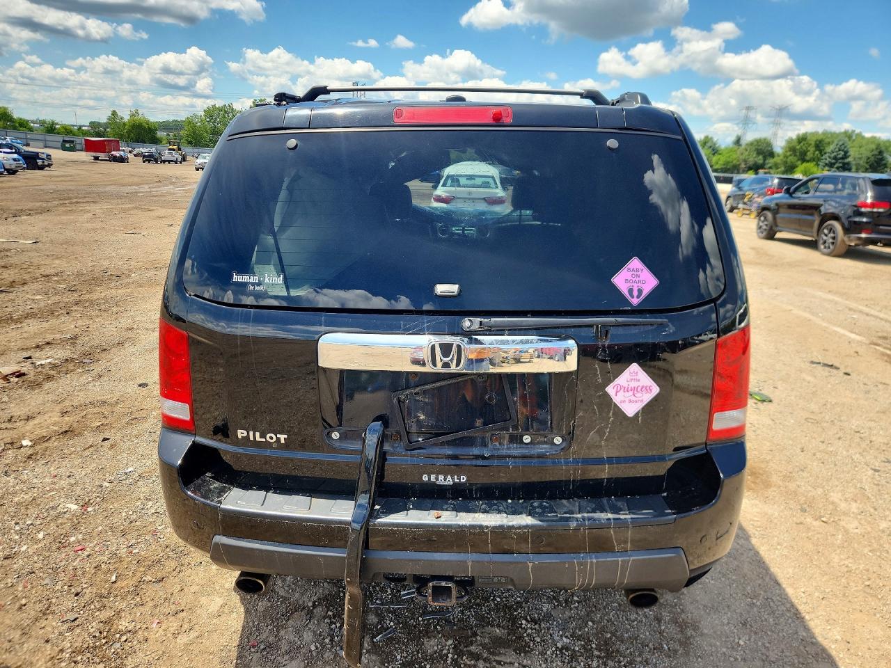 2011 Honda Pilot Ex Black vin: 5FNYF4H42BB065582