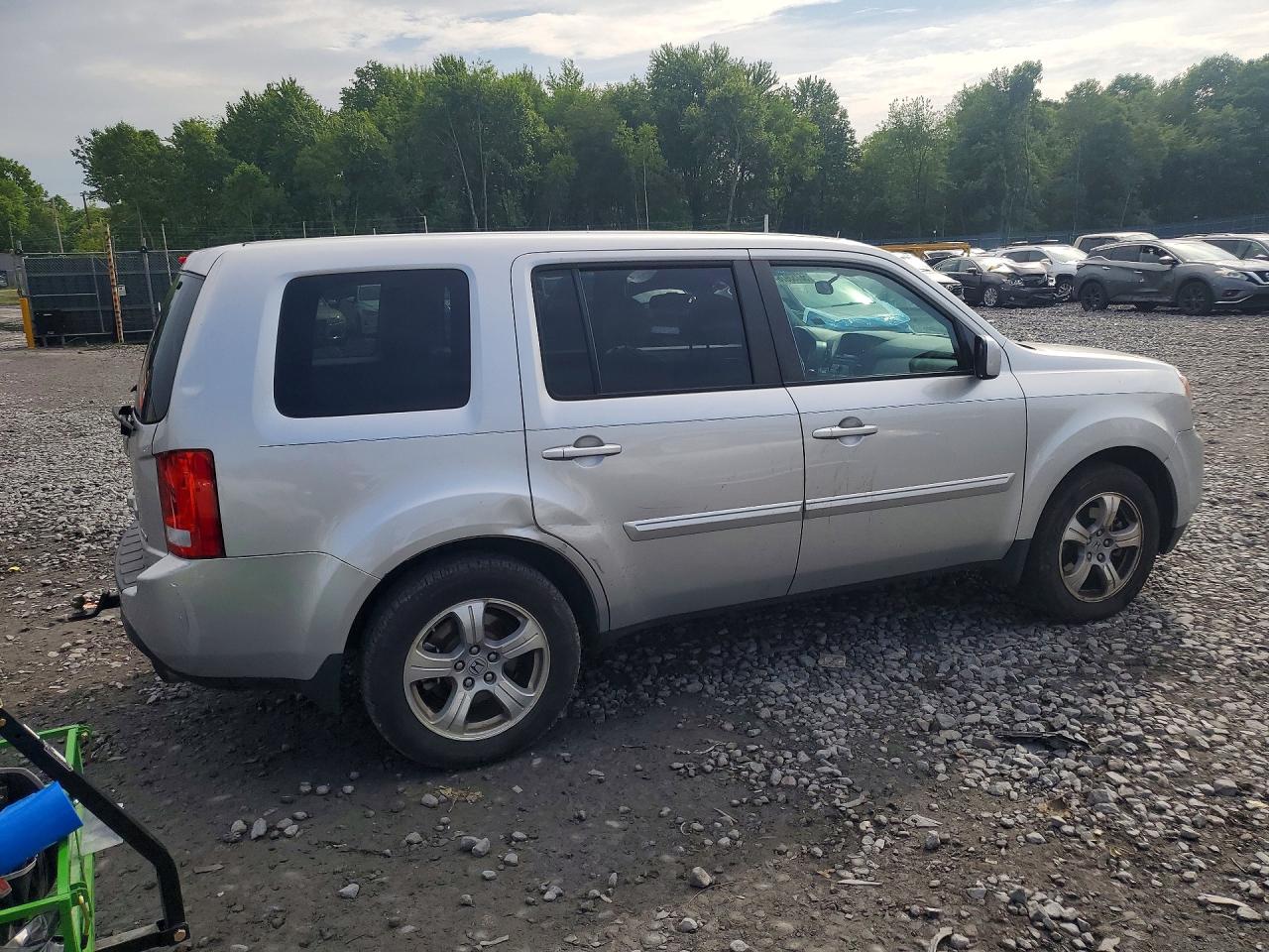 2012 Honda Pilot Ex Silver vin: 5FNYF4H42CB002502