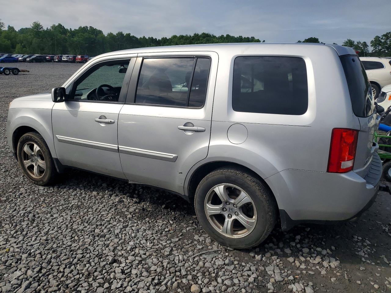 2012 Honda Pilot Ex Silver vin: 5FNYF4H42CB002502