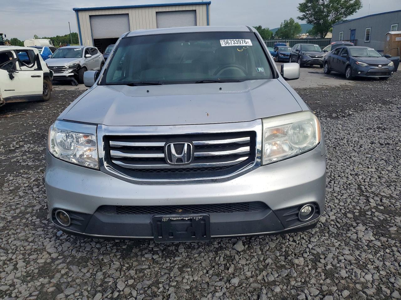 2012 Honda Pilot Ex Silver vin: 5FNYF4H42CB002502