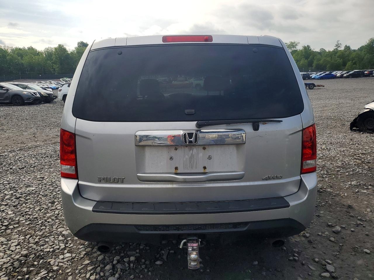 2012 Honda Pilot Ex Silver vin: 5FNYF4H42CB002502