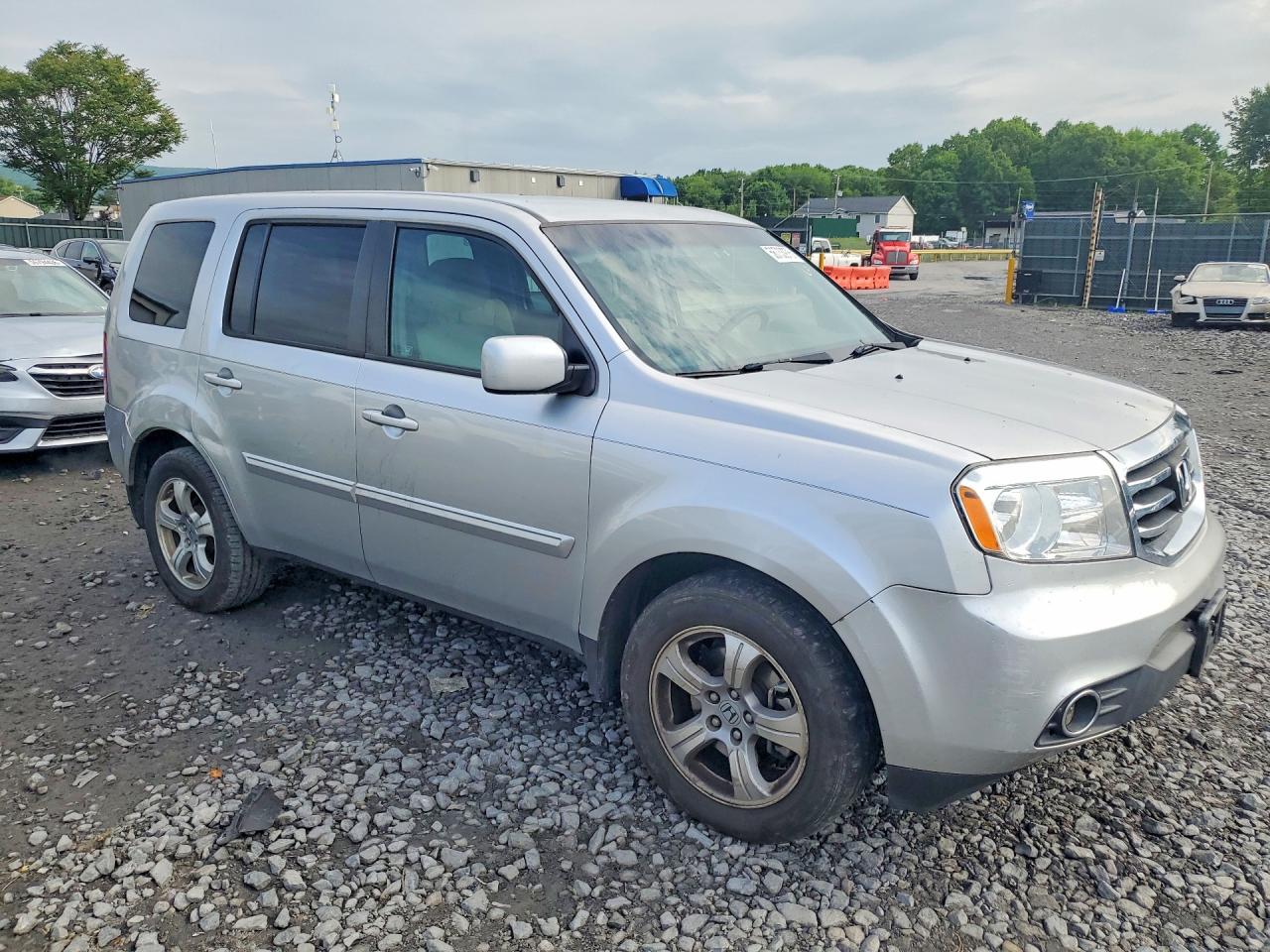 2012 Honda Pilot Ex Silver vin: 5FNYF4H42CB002502