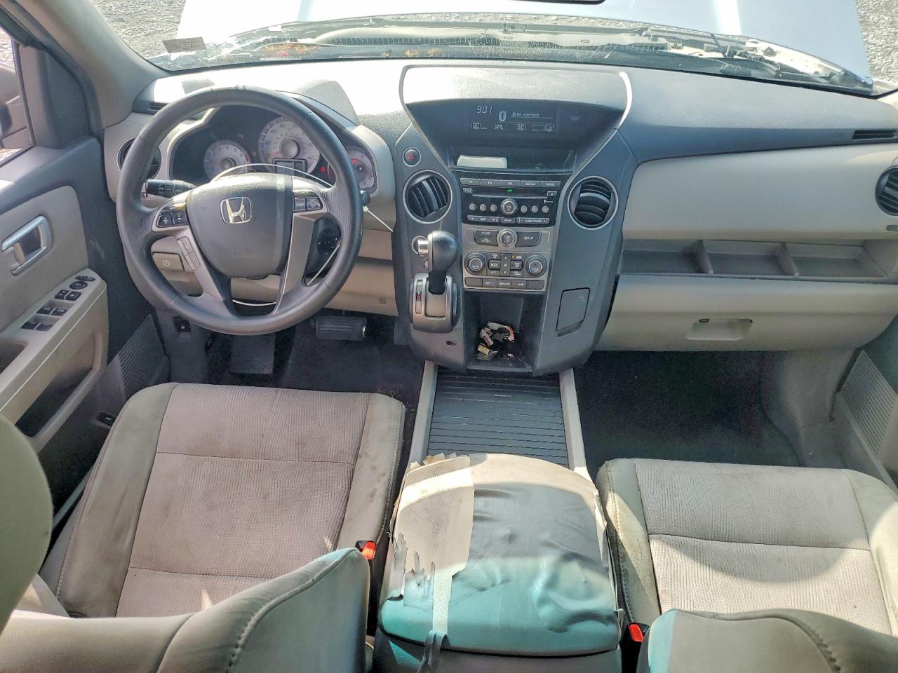 2012 Honda Pilot Ex Silver vin: 5FNYF4H42CB002502