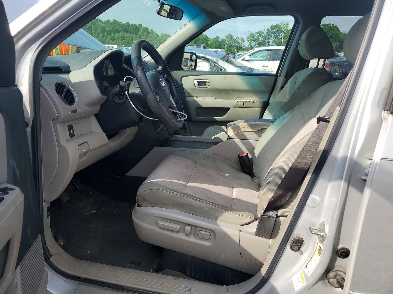 2012 Honda Pilot Ex Silver vin: 5FNYF4H42CB002502