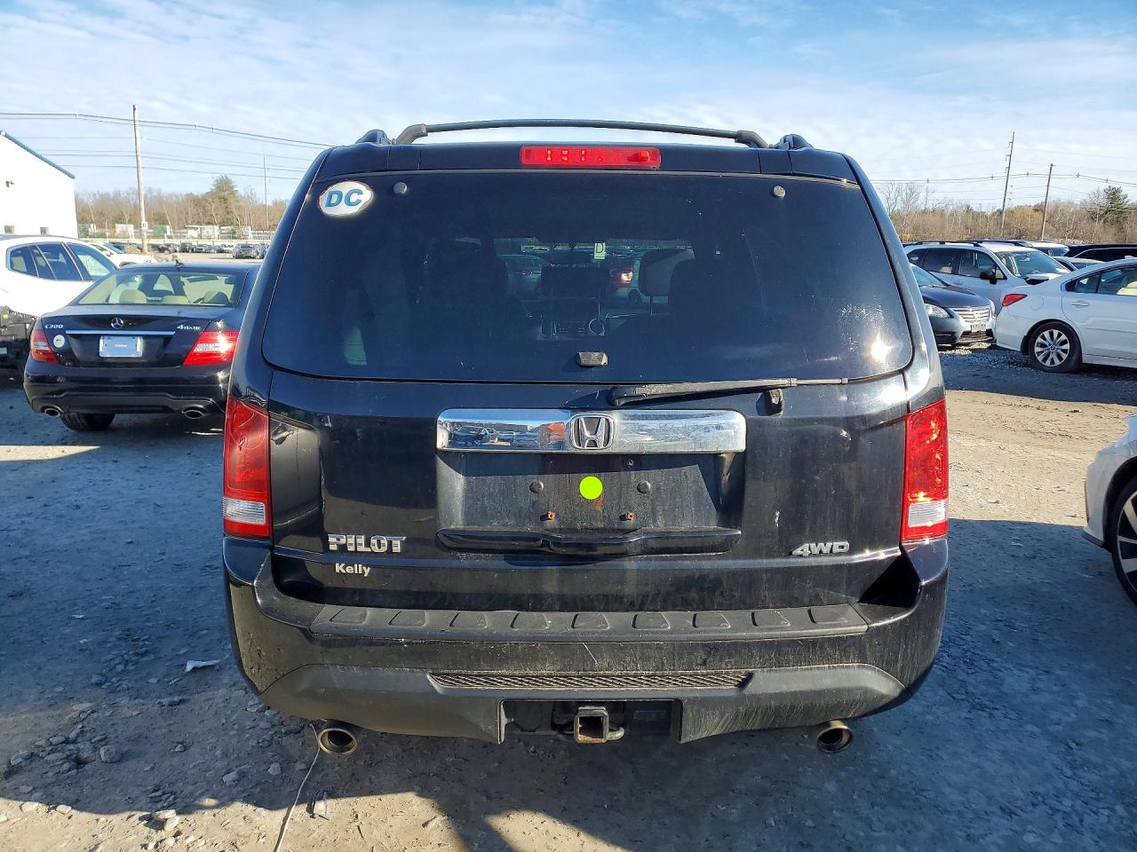 2012 Honda Pilot Ex Серый vin: 5FNYF4H42CB083601