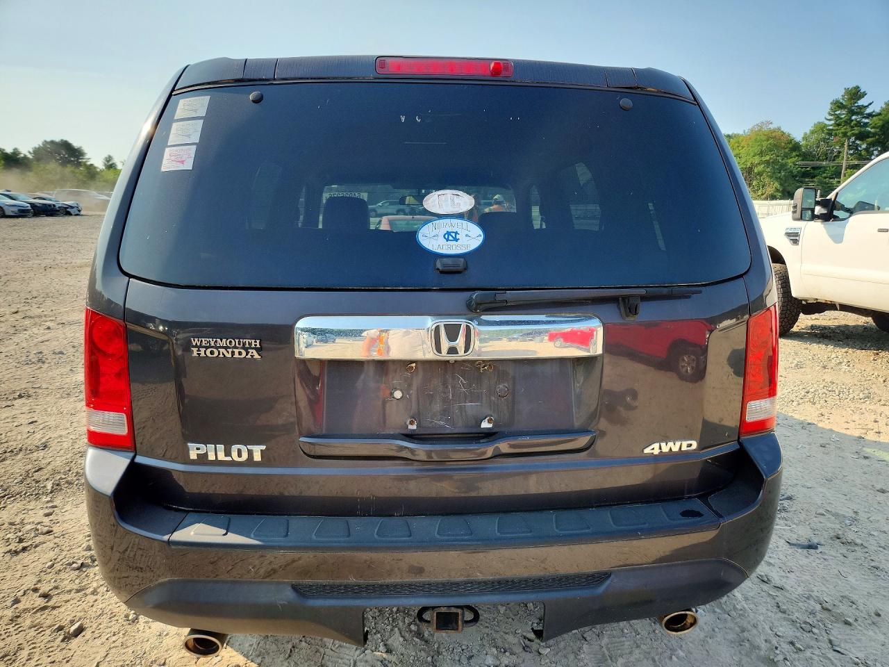 2013 Honda Pilot Ex Gray vin: 5FNYF4H42DB020354