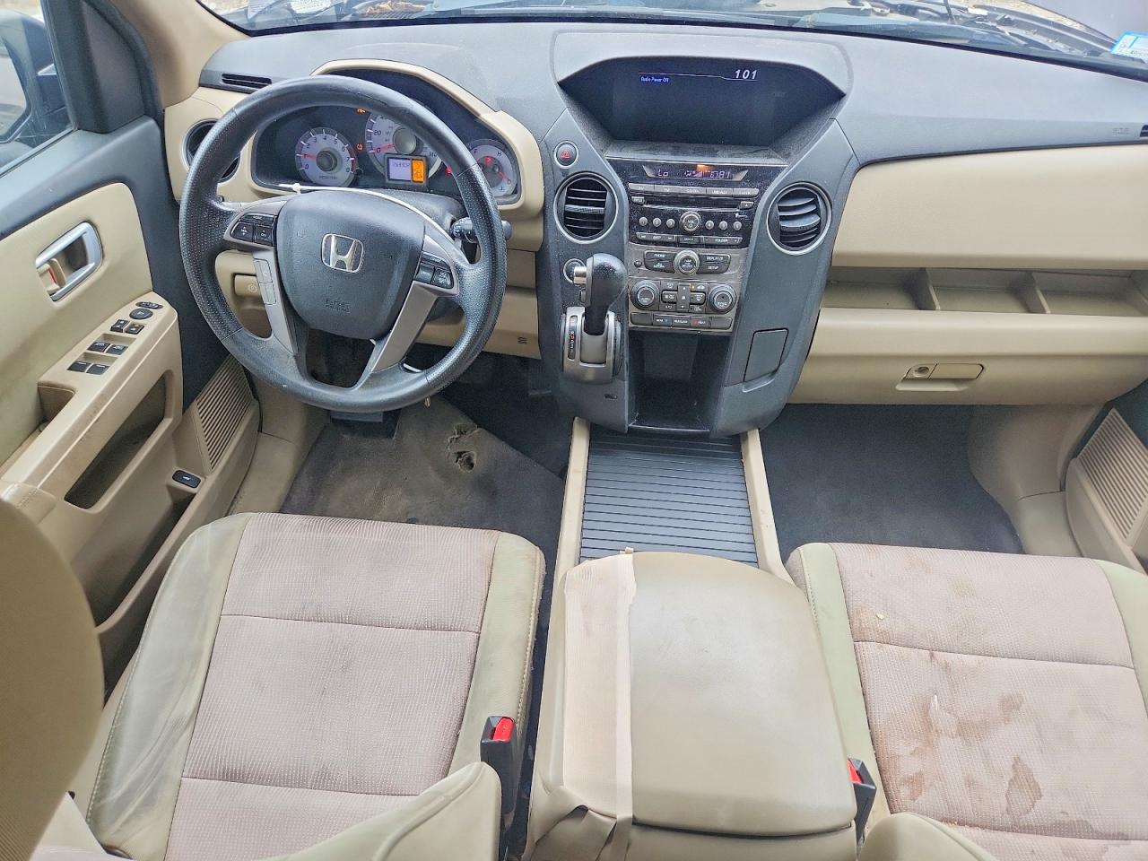2013 Honda Pilot Ex Gray vin: 5FNYF4H42DB020354