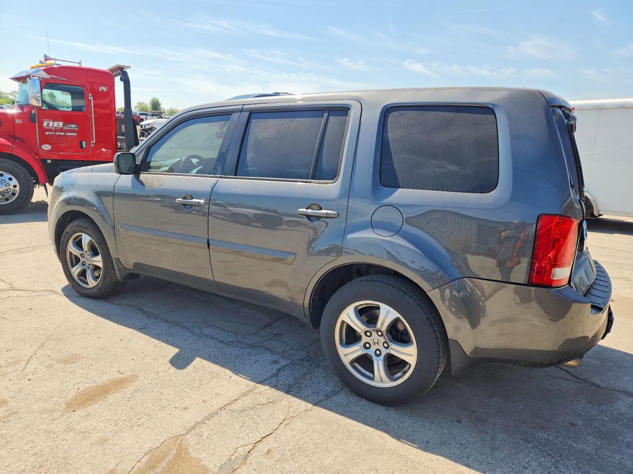 2013 Honda Pilot Ex Charcoal vin: 5FNYF4H42DB059817