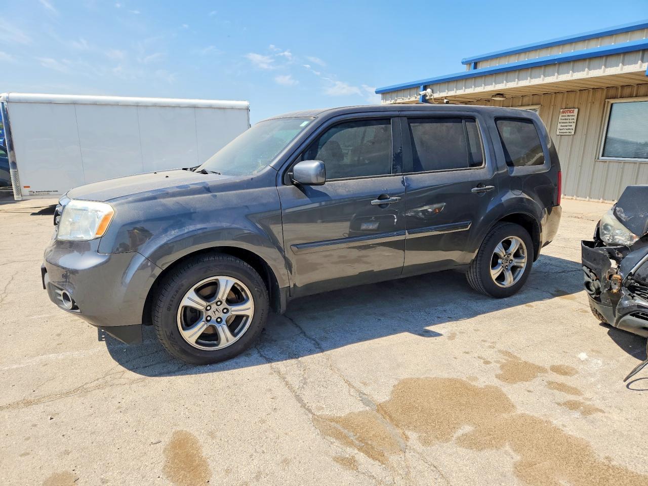 2013 Honda Pilot Ex Charcoal vin: 5FNYF4H42DB059817