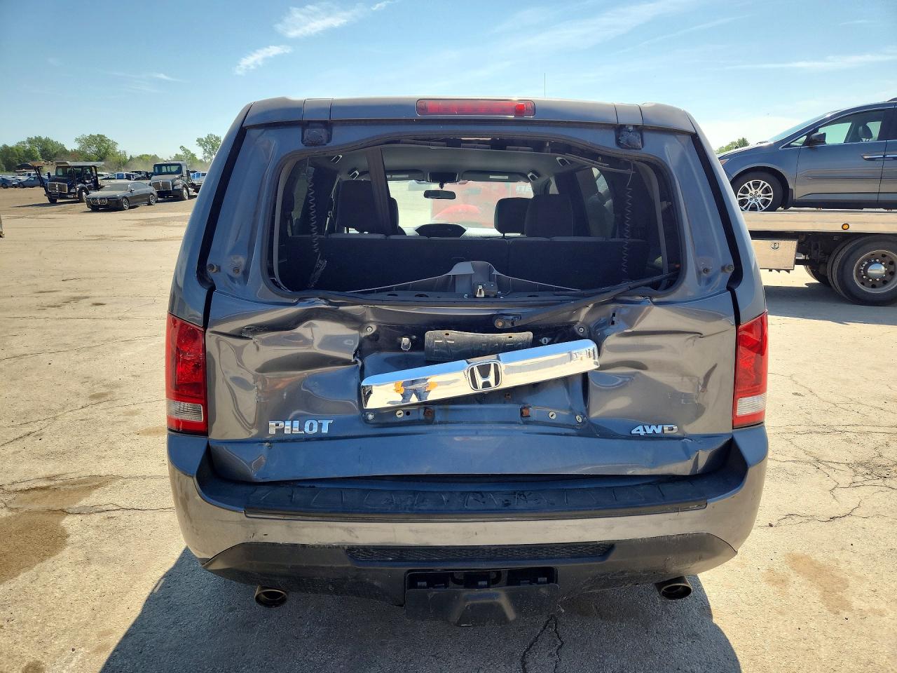 2013 Honda Pilot Ex Charcoal vin: 5FNYF4H42DB059817