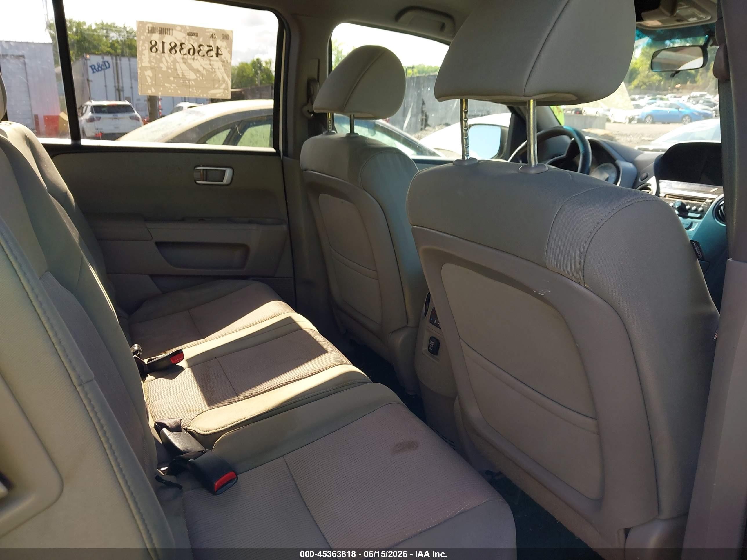 2013 Honda Pilot Ex White vin: 5FNYF4H42DB077590