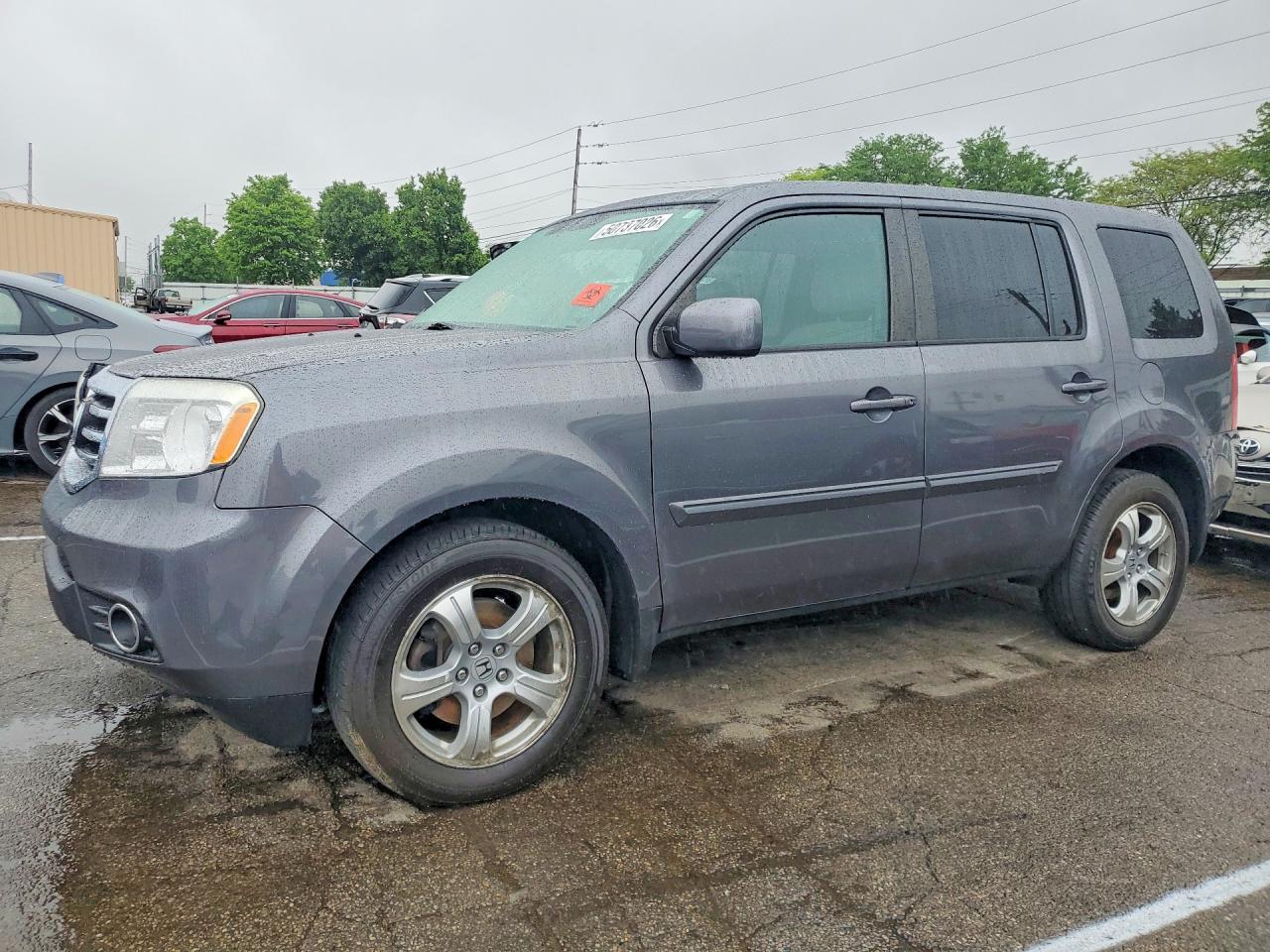 2015 Honda Pilot Ex Gray vin: 5FNYF4H42FB016937