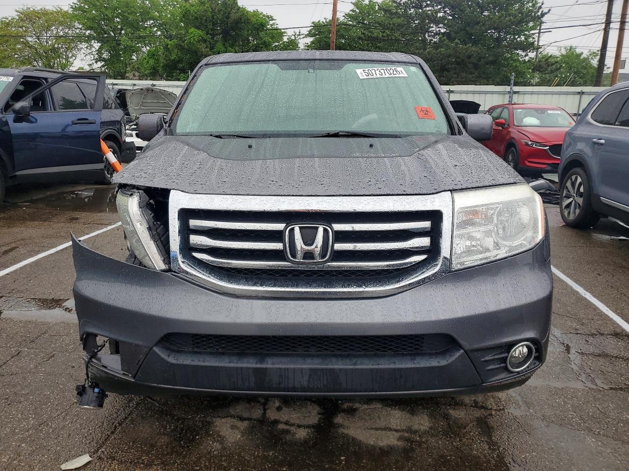 2015 Honda Pilot Ex Gray vin: 5FNYF4H42FB016937