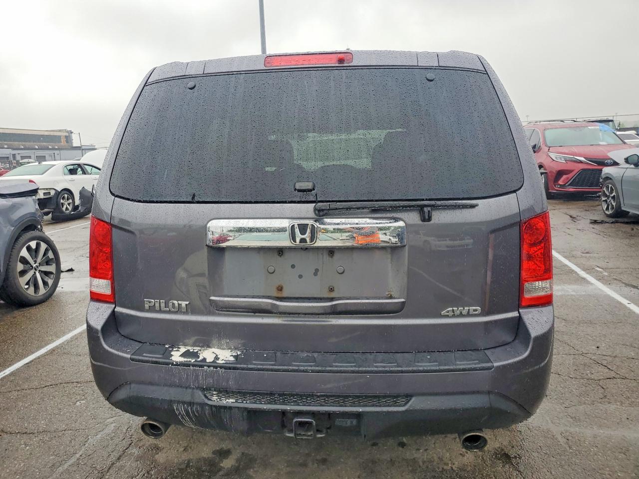 2015 Honda Pilot Ex Gray vin: 5FNYF4H42FB016937