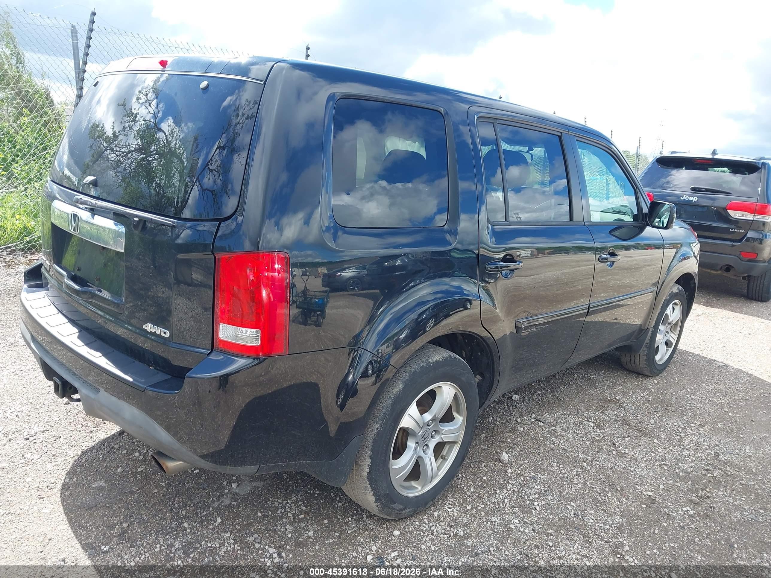 2015 Honda Pilot Ex Black vin: 5FNYF4H42FB069329