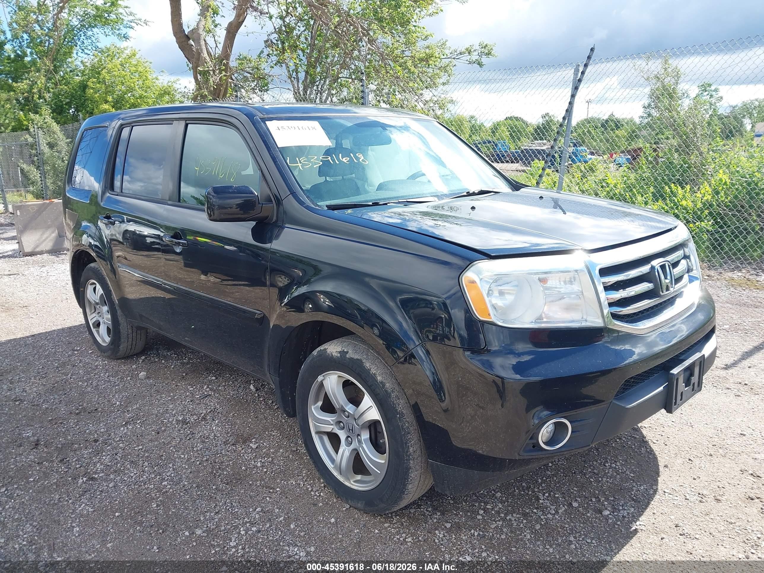 2015 Honda Pilot Ex Black vin: 5FNYF4H42FB069329