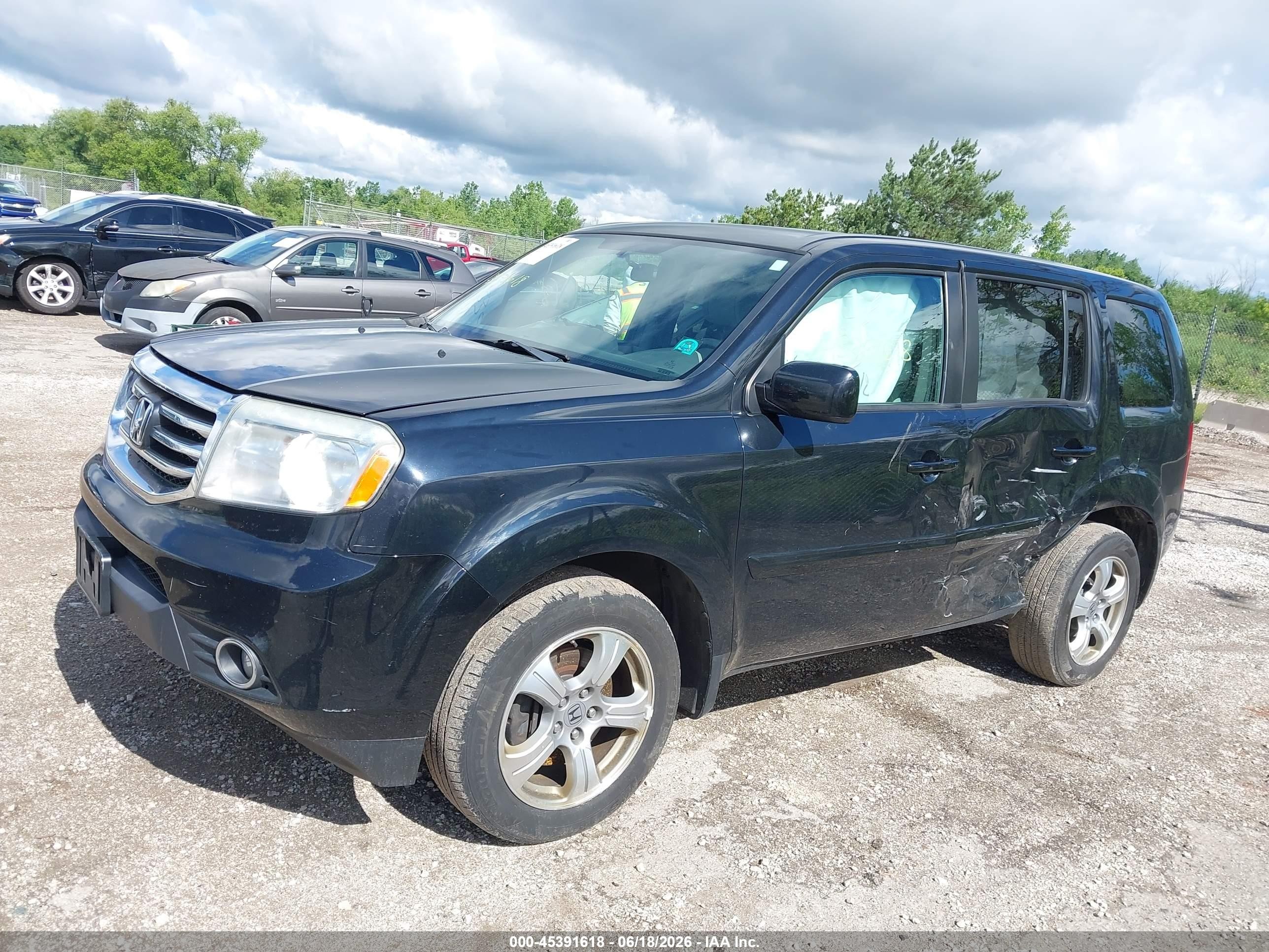 2015 Honda Pilot Ex Black vin: 5FNYF4H42FB069329