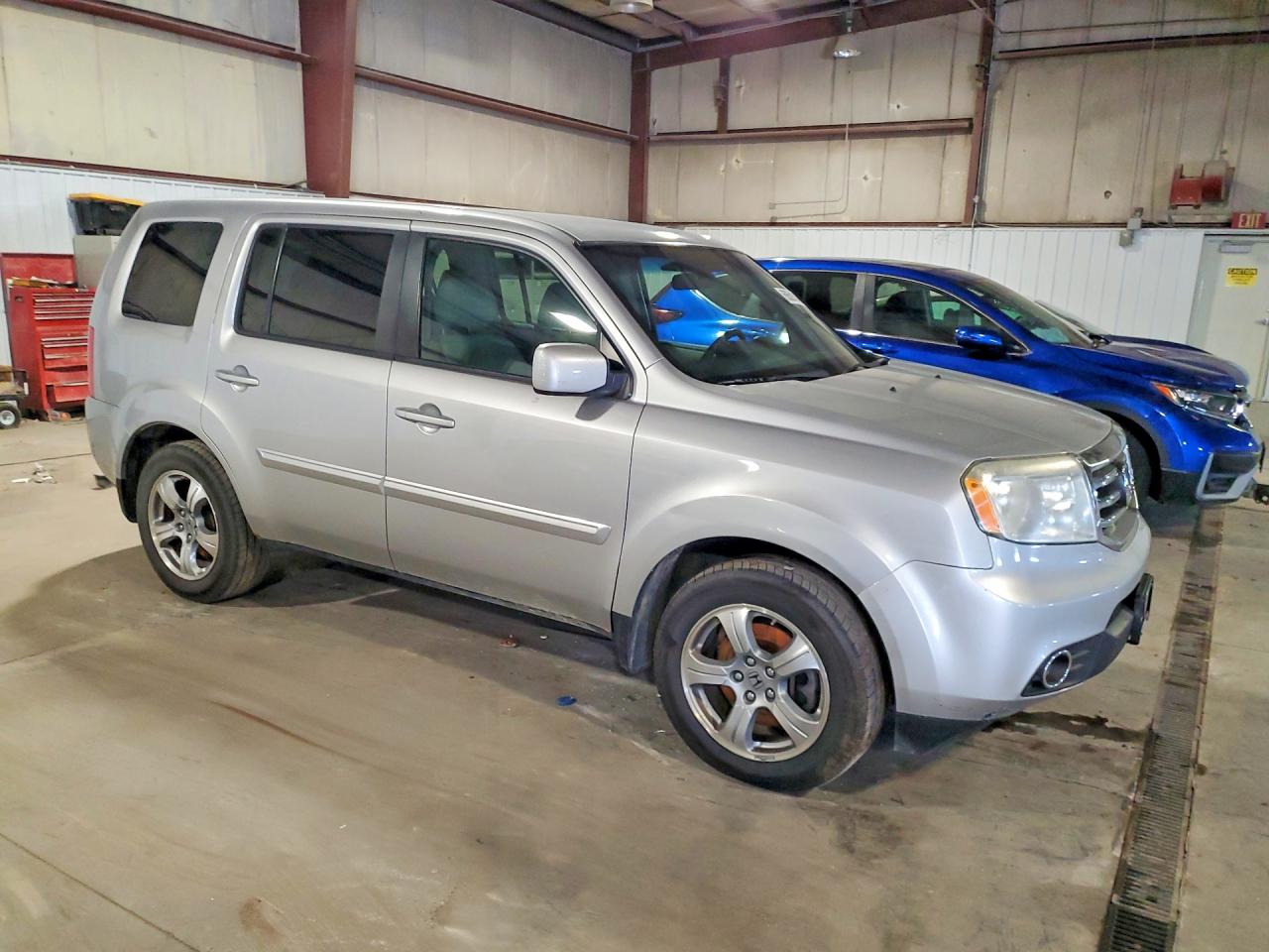 2015 Honda Pilot Ex Silver vin: 5FNYF4H42FB073137
