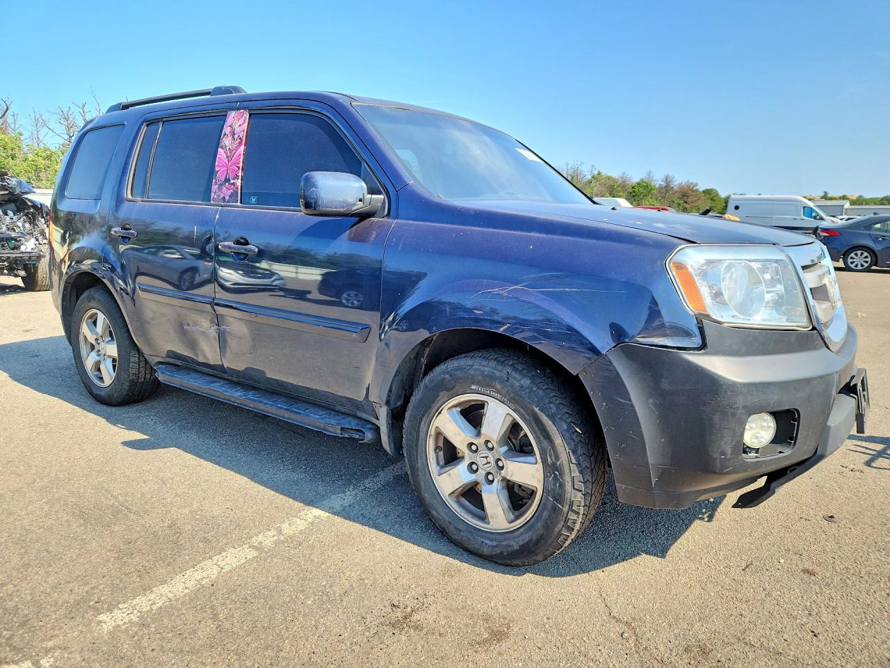 2010 Honda Pilot Ex Синий vin: 5FNYF4H43AB026921