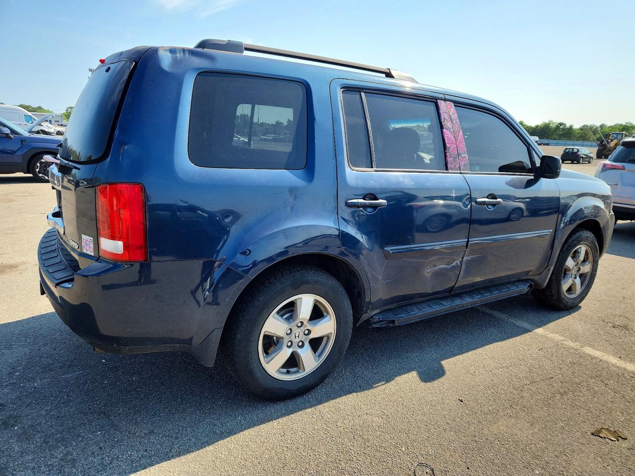 2010 Honda Pilot Ex Синий vin: 5FNYF4H43AB026921