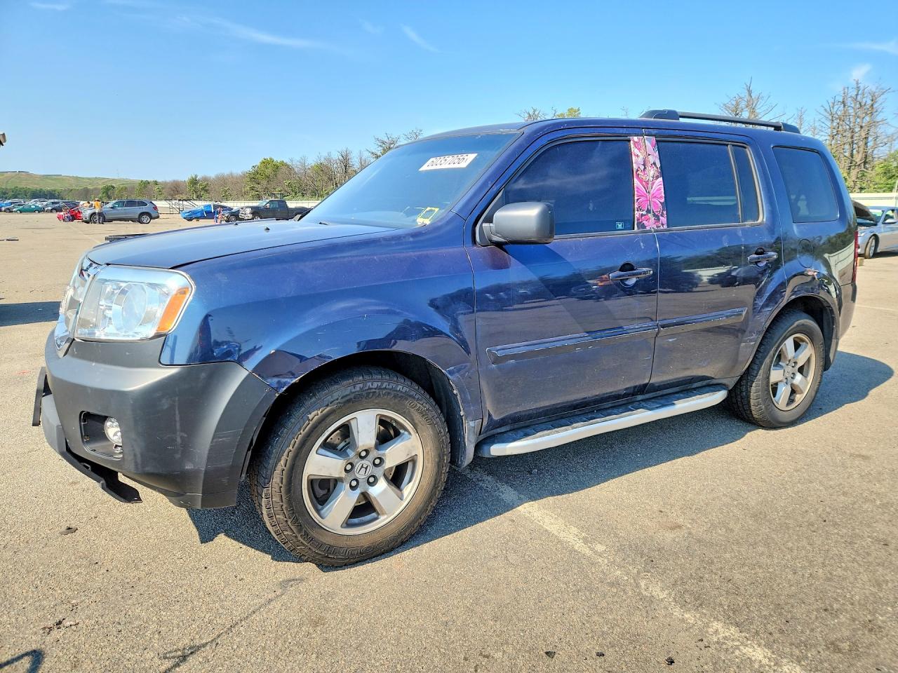 2010 Honda Pilot Ex Синий vin: 5FNYF4H43AB026921
