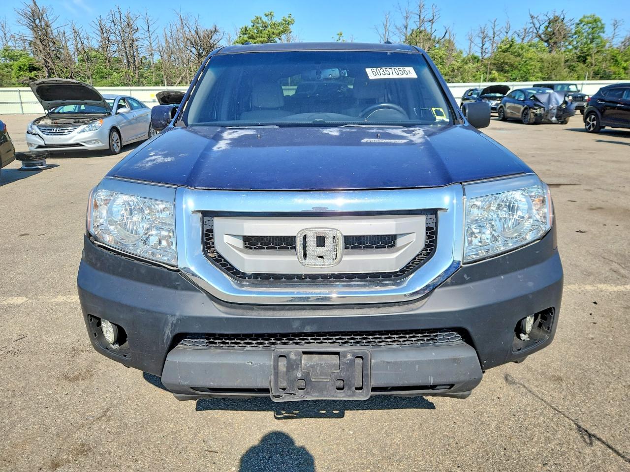 2010 Honda Pilot Ex Синий vin: 5FNYF4H43AB026921