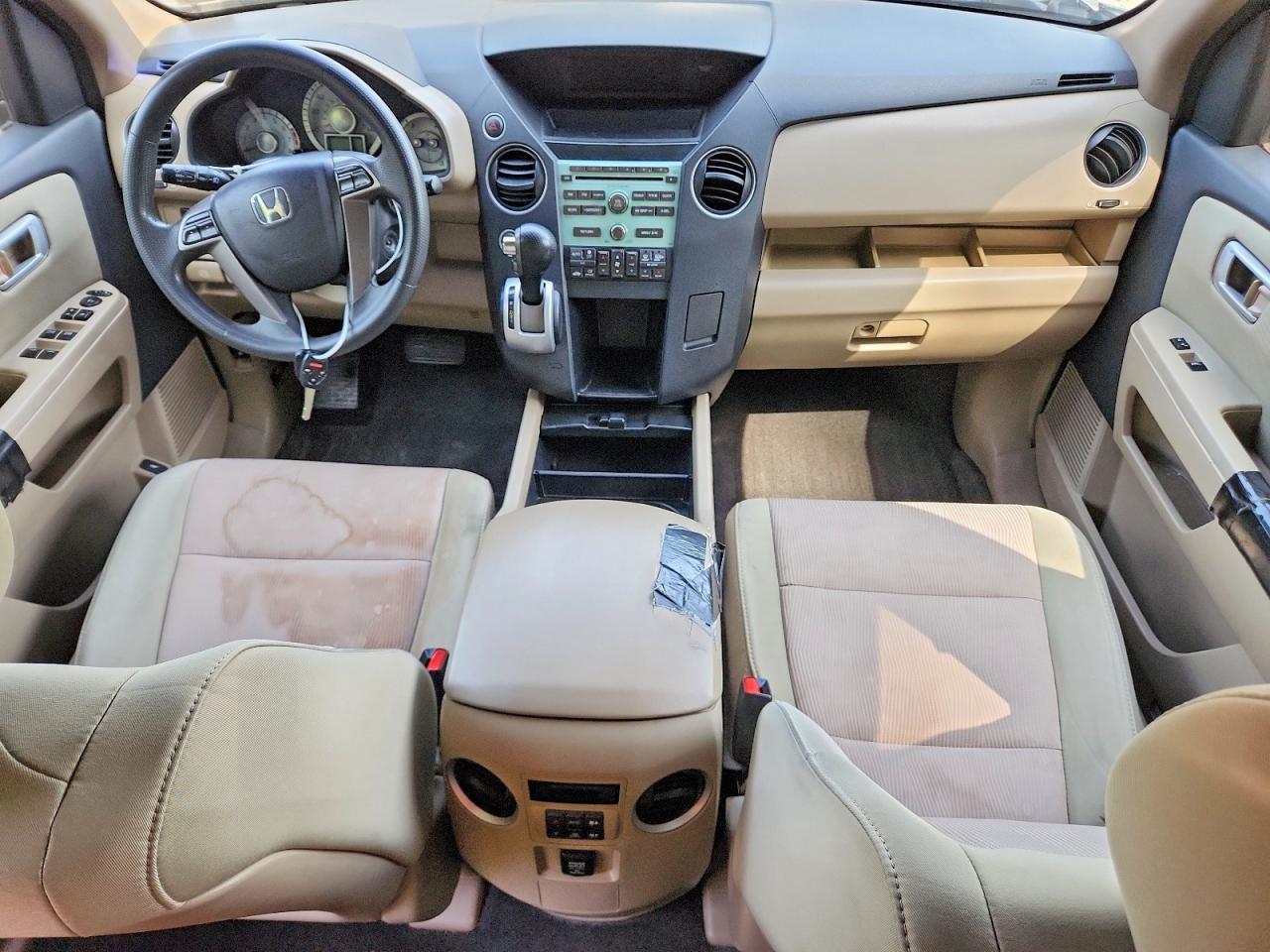 2011 Honda Pilot Ex Beige vin: 5FNYF4H43BB019260