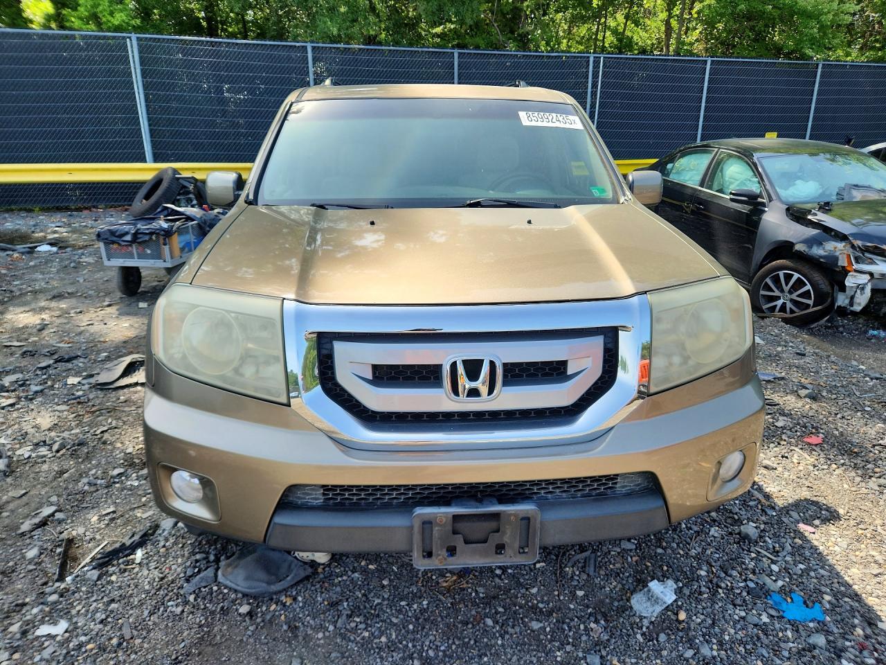 2011 Honda Pilot Ex Beige vin: 5FNYF4H43BB019260