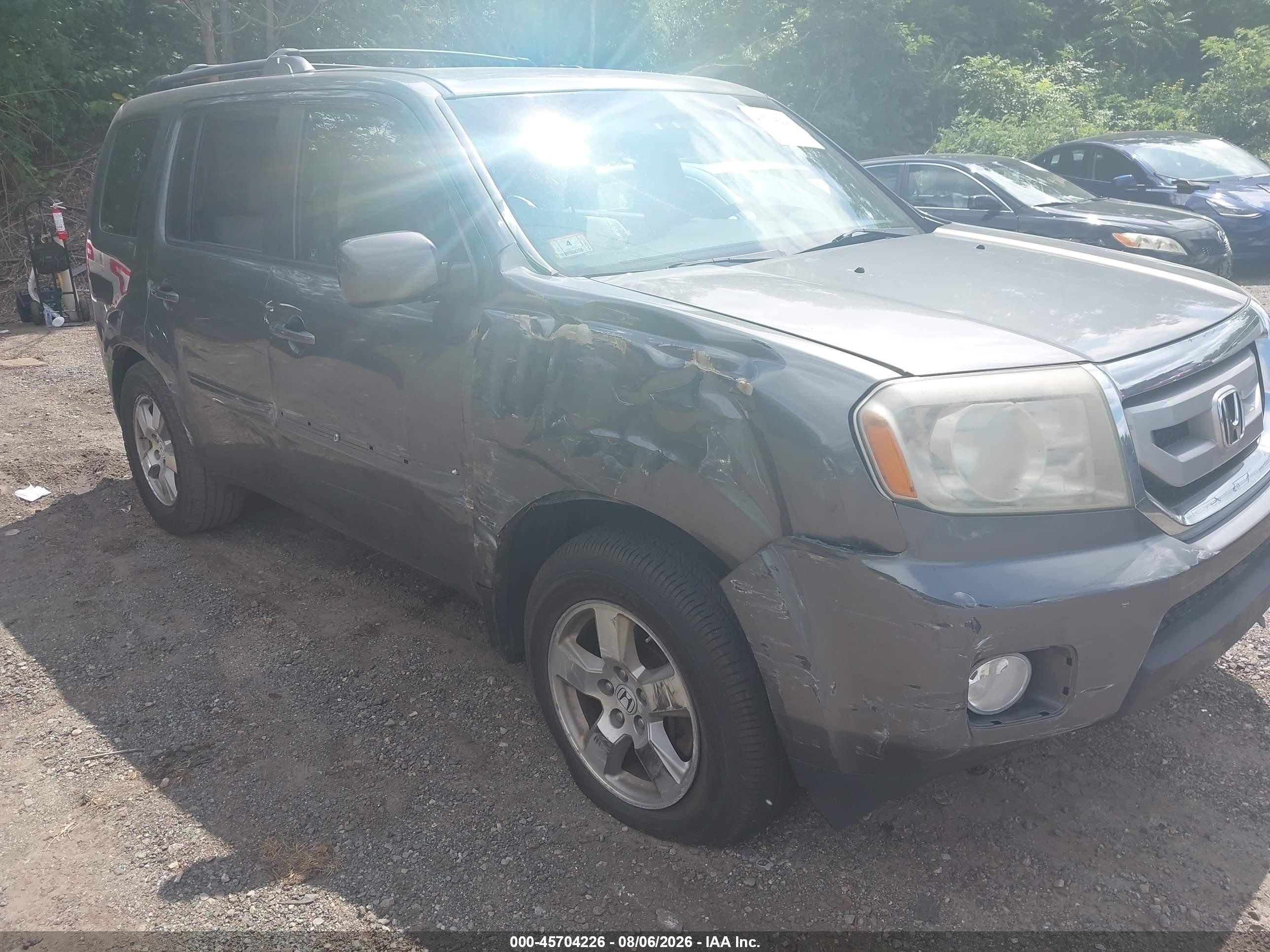 2011 Honda Pilot Ex Beige vin: 5FNYF4H43BB064733