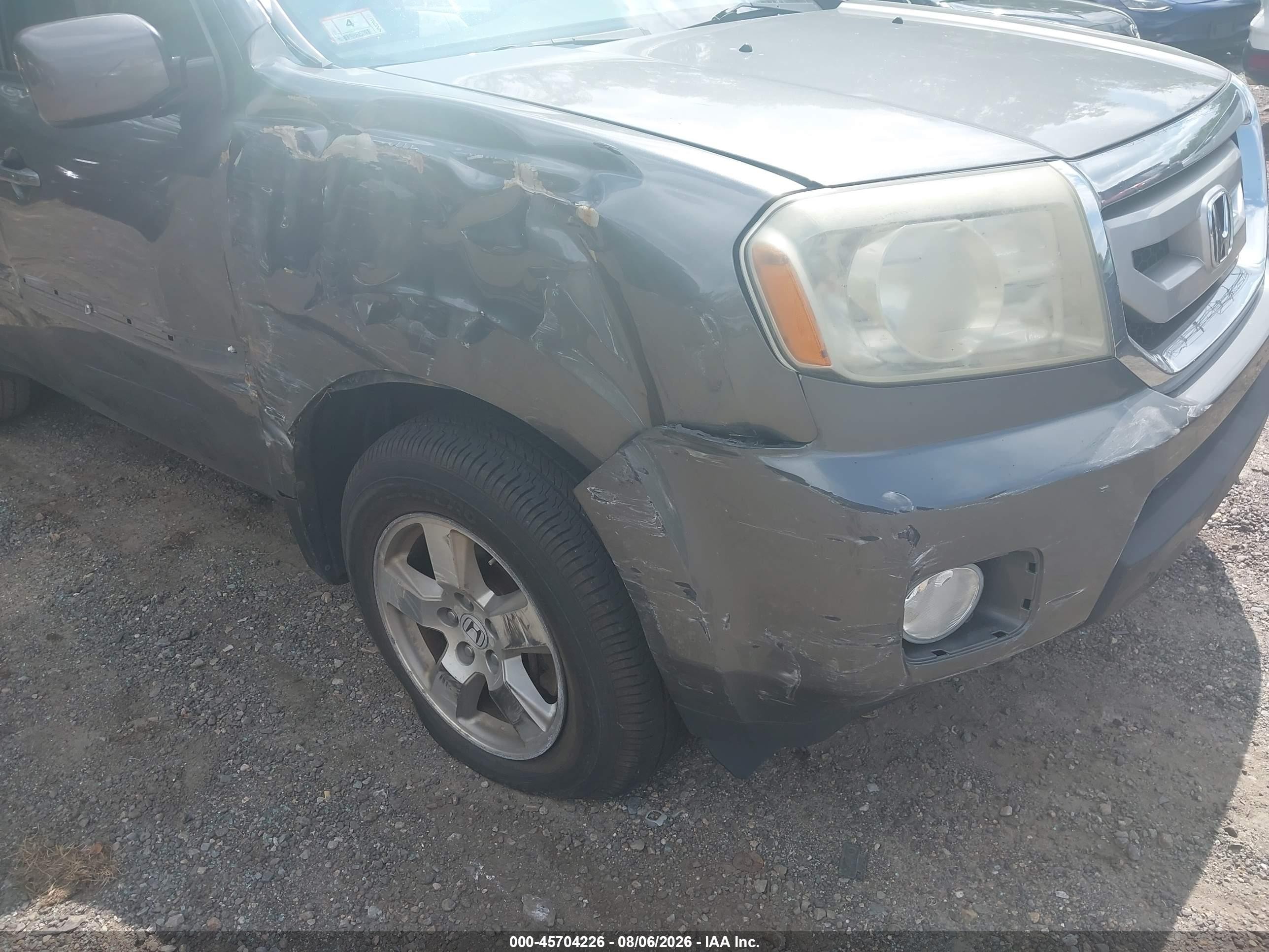 2011 Honda Pilot Ex Beige vin: 5FNYF4H43BB064733