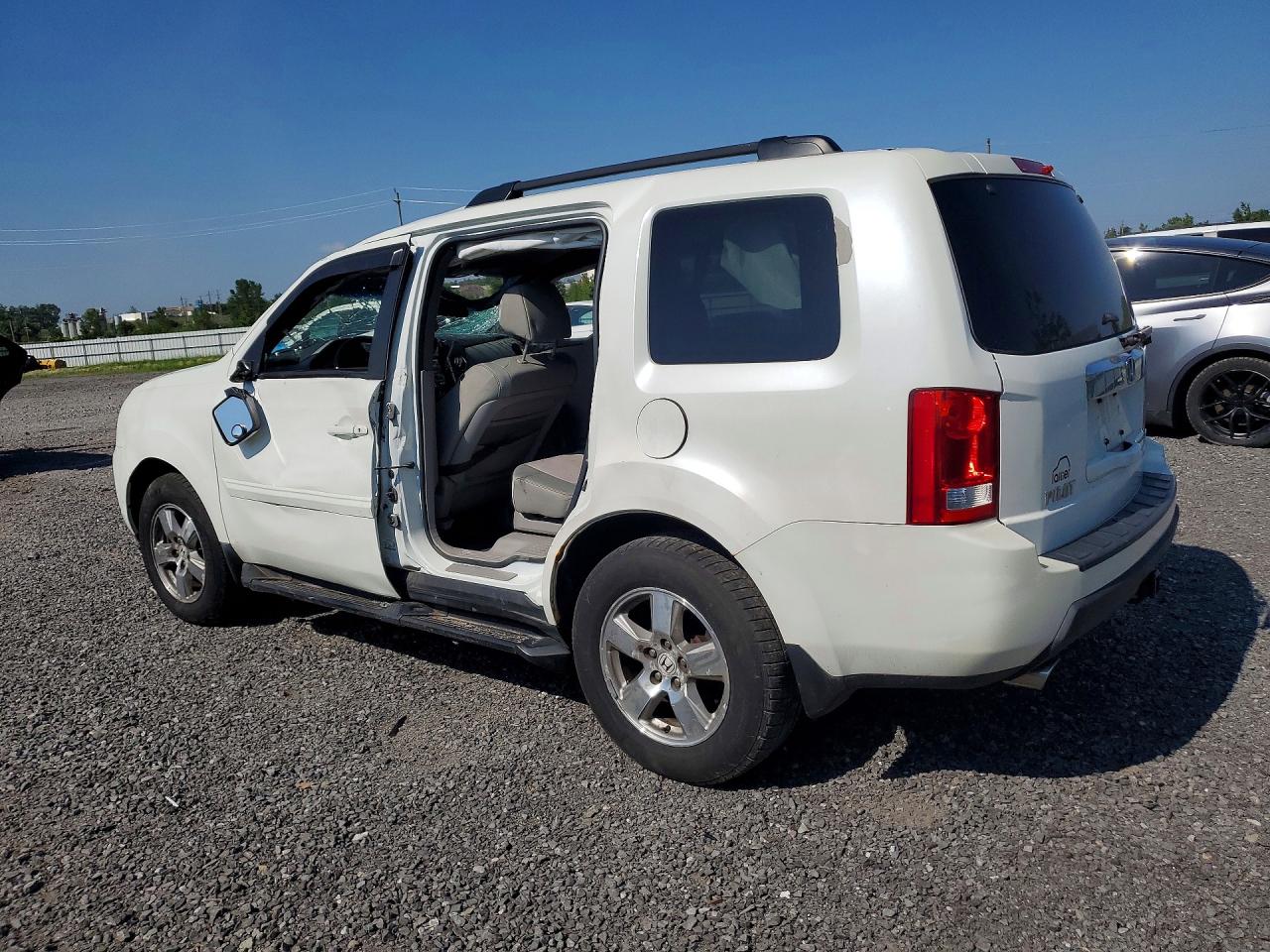 2011 Honda Pilot Ex White vin: 5FNYF4H43BB505311