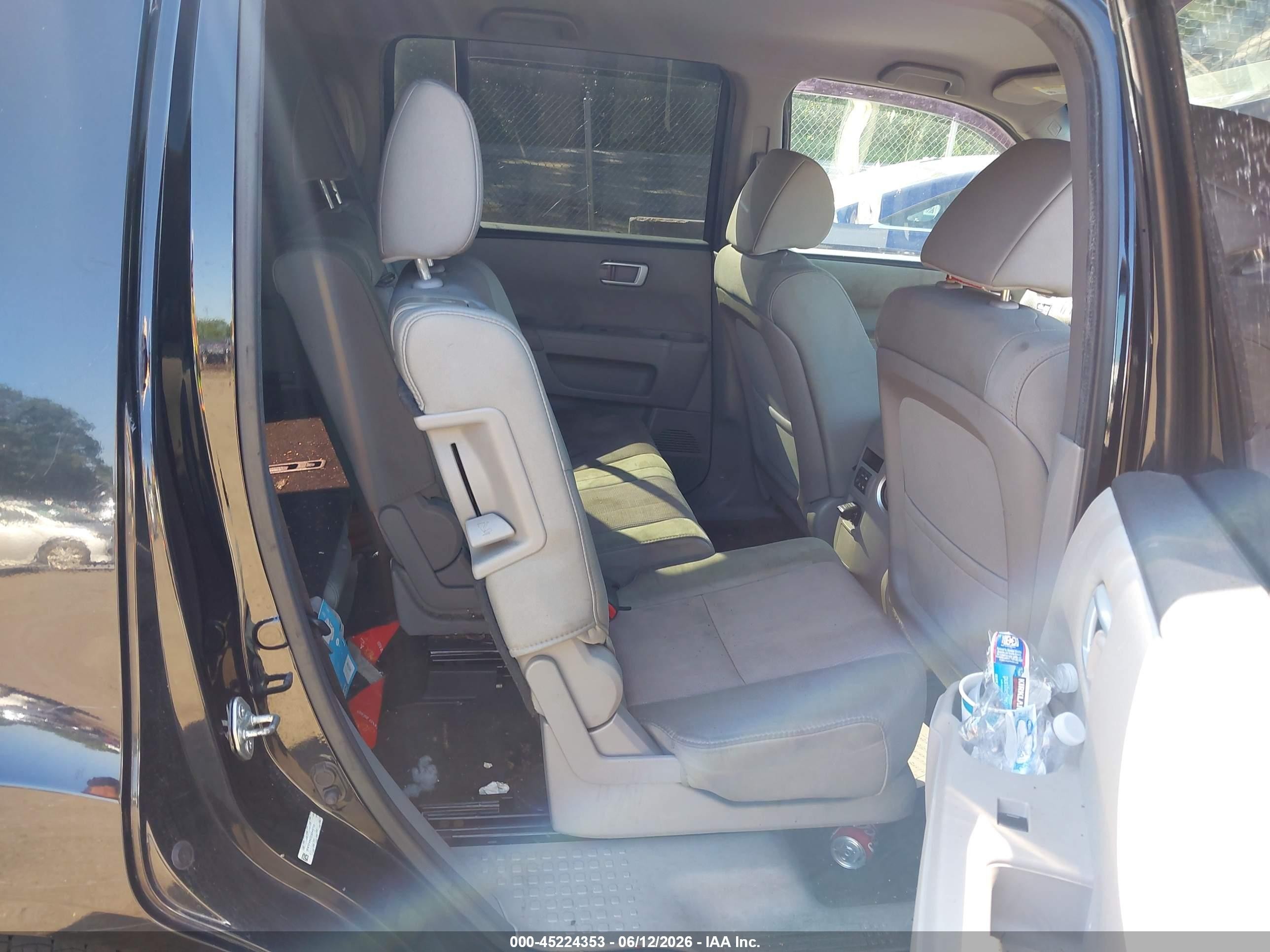 2013 Honda Pilot Ex Black vin: 5FNYF4H43DB045702