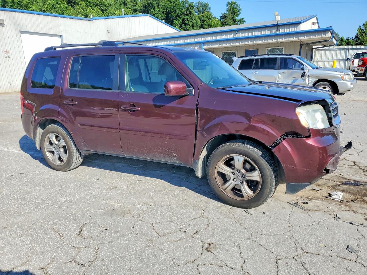 2013 Honda Pilot Ex Бордовый vin: 5FNYF4H43DB060961